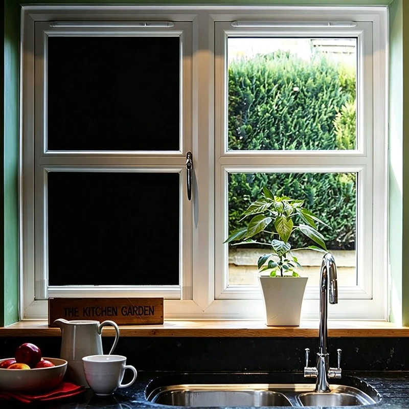 Black Opaque Decorative Privacy Glass Film suppliers