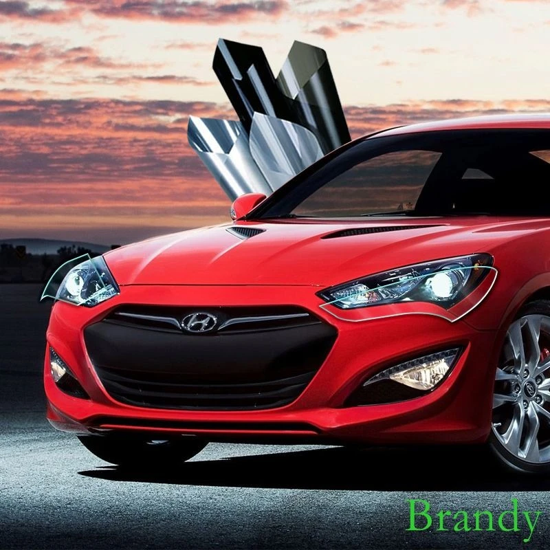 Golden Headlight Armor - Premium Protective Film With Luxurious Finish factory
