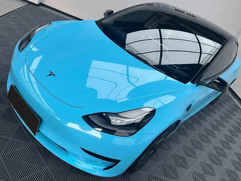 GlossySkyBlueTeslaColorPPF GlossySkyBlueTeslaColorPPF