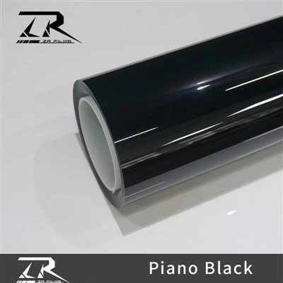 Piano Shiny Black 7.5 Mil Car Color Change Wrap Film