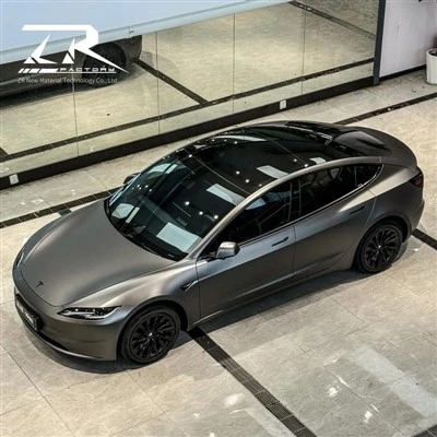 TPU Dark AMG Grey 7.5 Mil Car Color Change Wrap Film