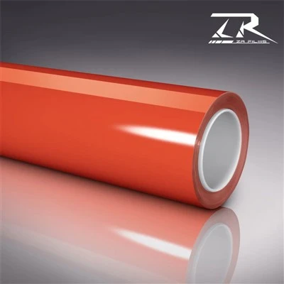 TPU Lava Orange 7.5 Mil Car Color Change Wrap Film