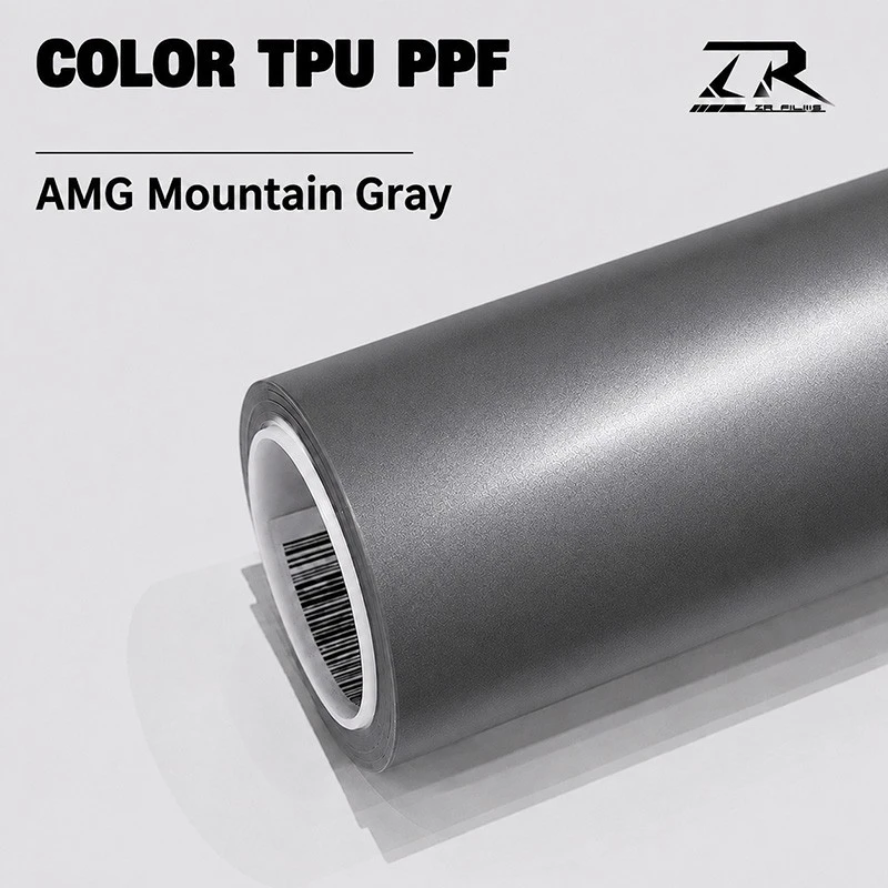 TPU Dark AMG Grey 7.5 Mil Car Color Change Wrap Film suppliers