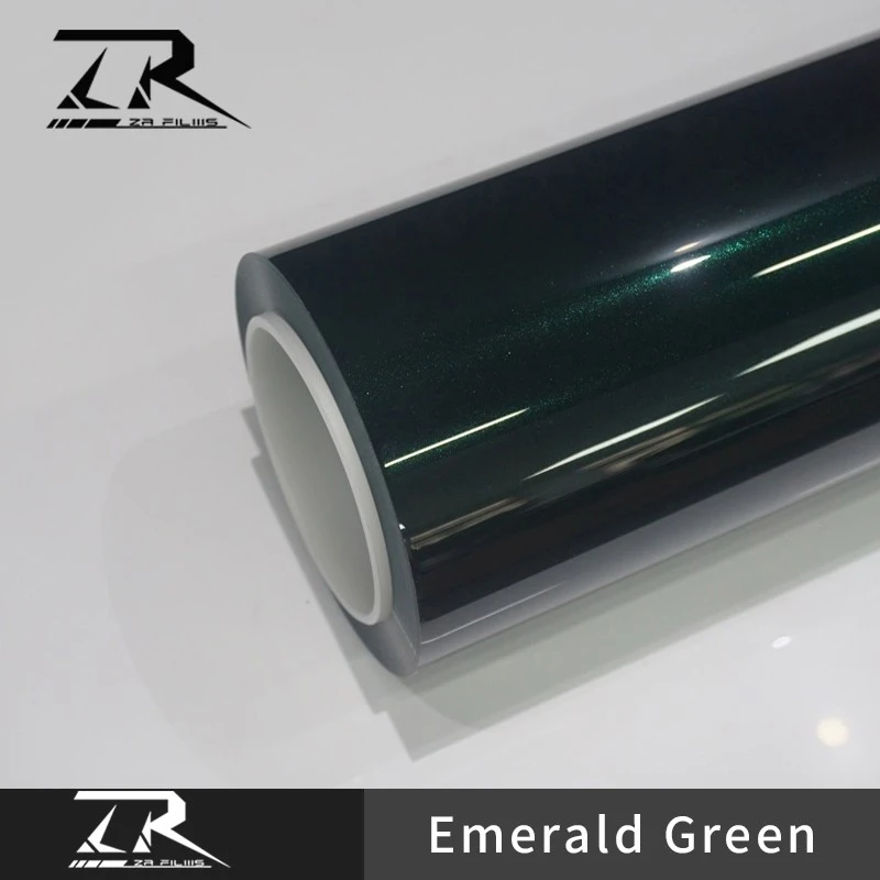 TPU Gem Emerald Green 7.5 Mil Car Color Change Wrap Film manufacturers