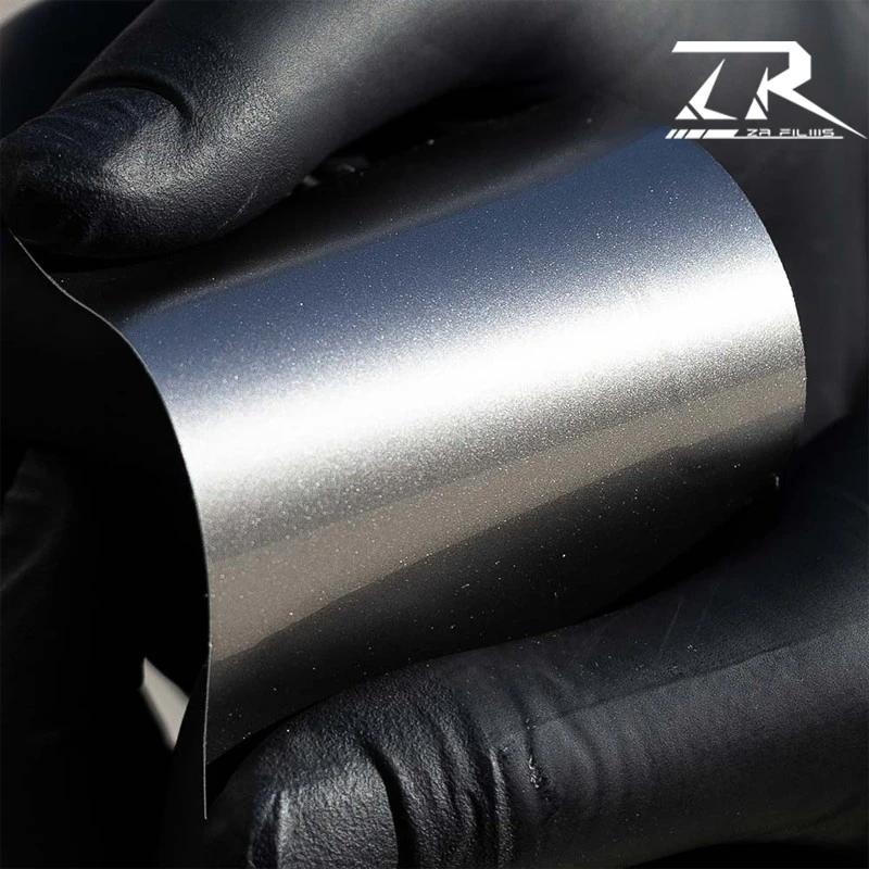TPU Liquid Metal Silver 7.5 Mil Car Color Change Wrap Film suppliers