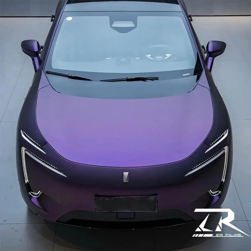 TPU Maverick Purple 7.5 Mil Car Color Change Wrap Film suppliers