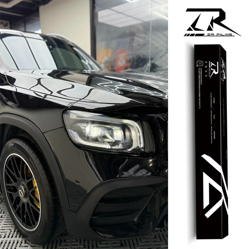 TPU Metallic Black 7.5 Mil Car Color Change Wrap Film suppliers