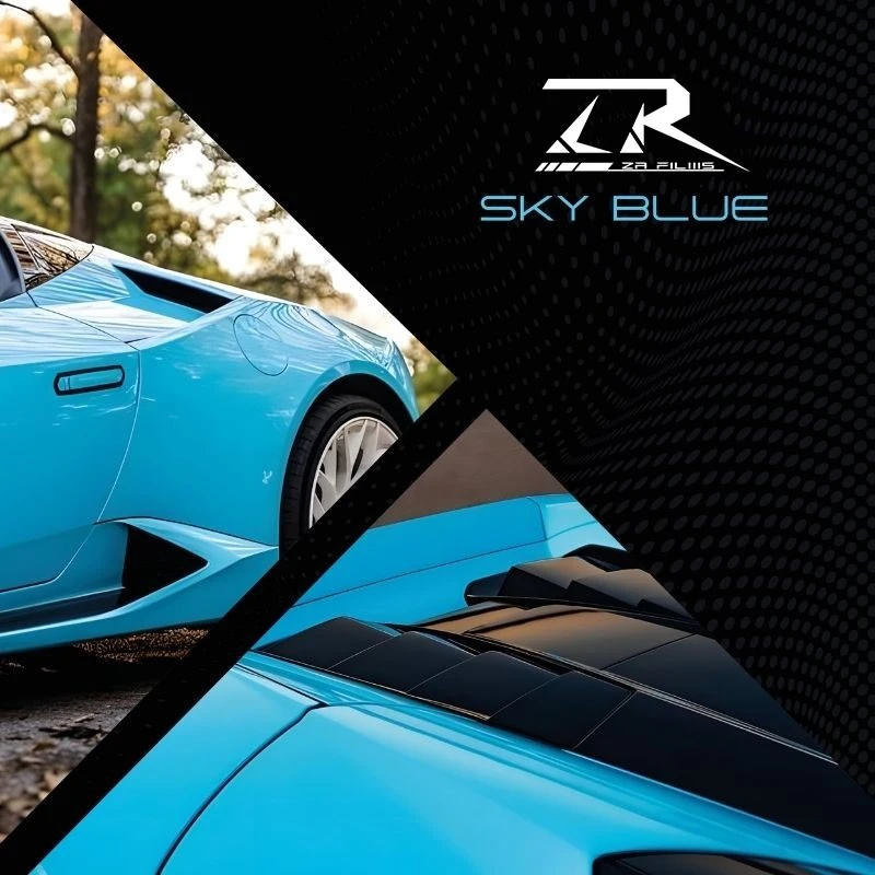 TPU Sky‑Blue 7.5 Mil Car Color Change Wrap Film suppliers