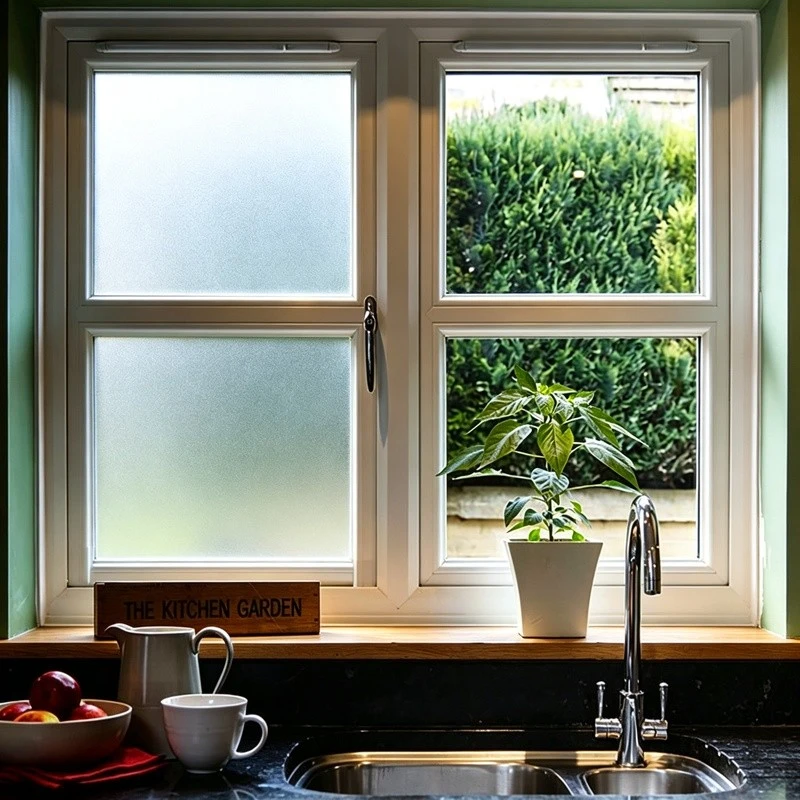 White Frosted Decorative Privacy Glass Film suppliers