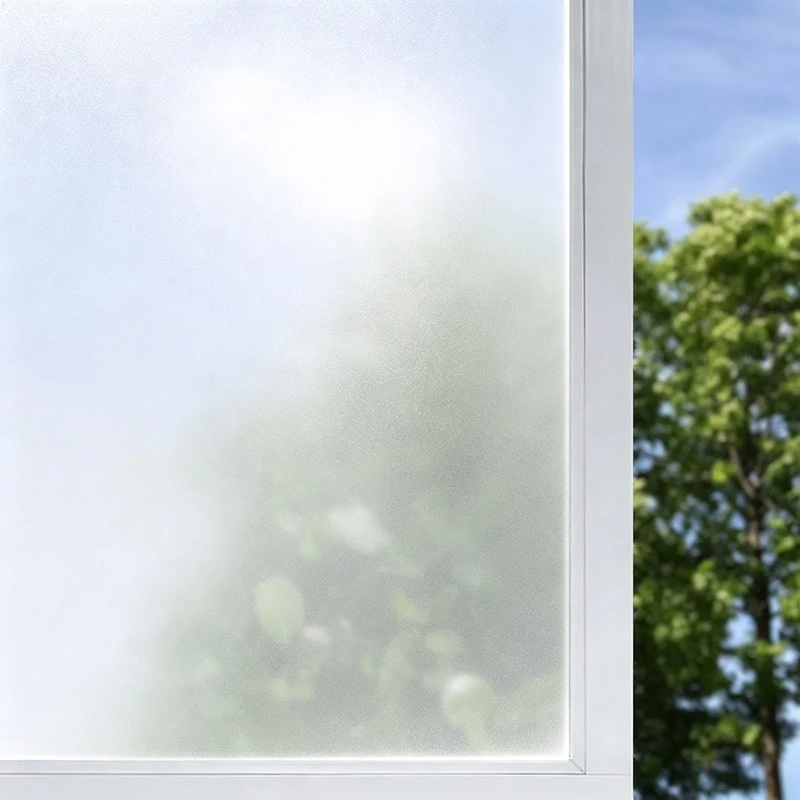 White Frosted Decorative Privacy Glass Film best