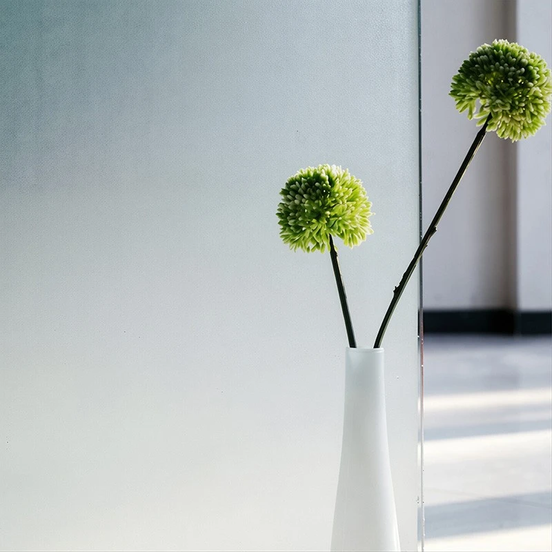 White Frosted Decorative Privacy Glass Film factory